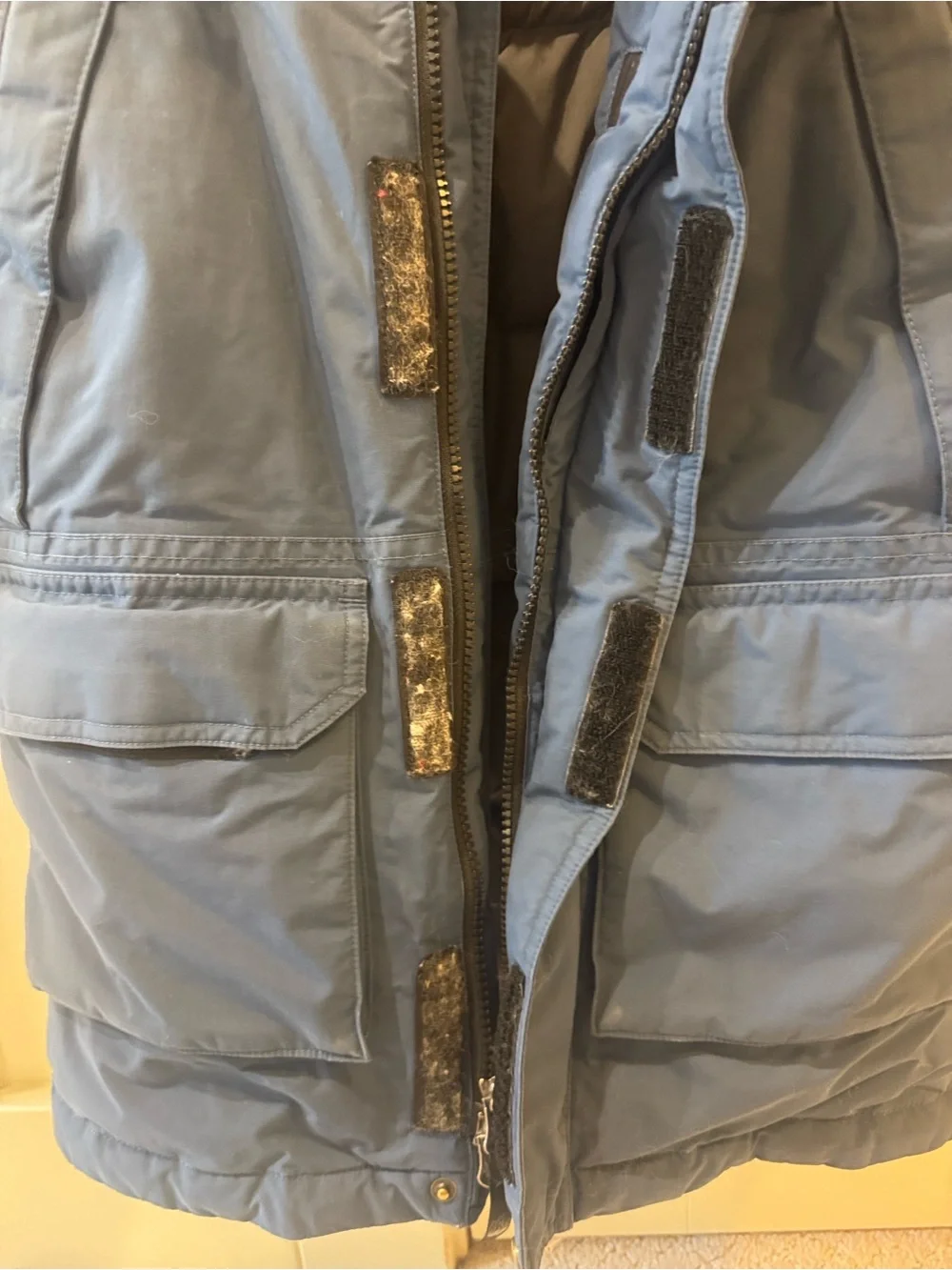 The North Face Boys Navy Blue and Black Insulated‎ Parka